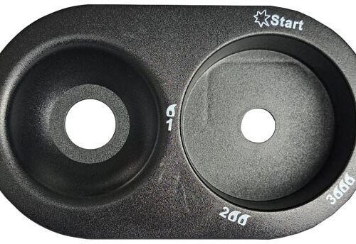 Bedienteilplatte Gas - BlueCraft Ersatzteil Nr. 810220 - für Infrarotofen BC 4200 Turbo