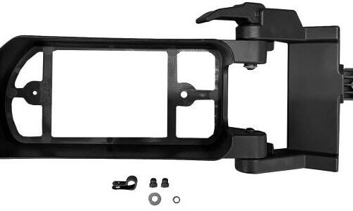 Eufab Lampenschutz für Kupplungsträger SD260, links, mit Klappmechanik, schwarz