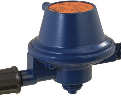 GOK Niederdruckregler EN61 Marine, 0,5kg/h, 50mbar, 90° Abgang