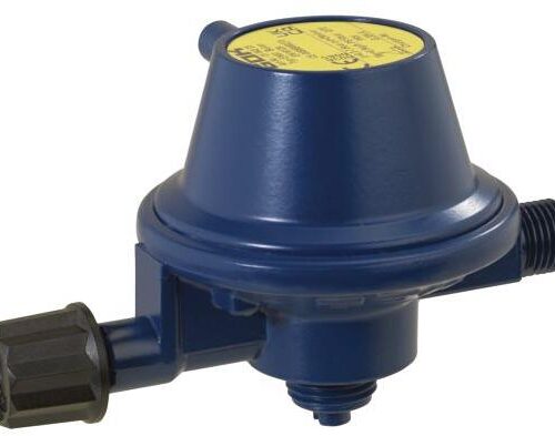 GOK Niederdruckregler EN61 Marine, 0,5kg/h, 30mbar, 90° Abgang