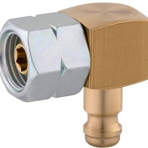 GOK Stecknippel für Steckkupplung STN x G 1/4, LH-ÜM 90°