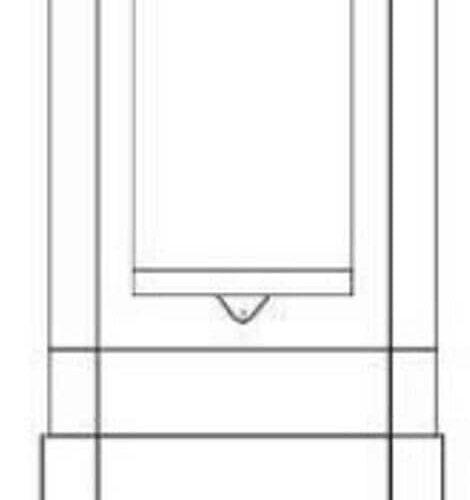 Frontwand 100cm - Thule Ersatzteil-Nr. 1500603808 - für Panorama