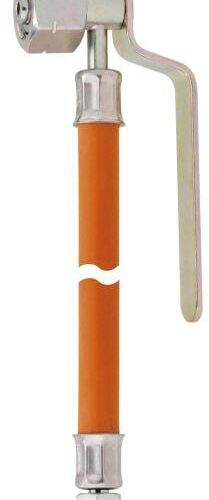 GOK Gas-Hochdruckschlauchleitung, PS 30 bar, GF mit Haltegriff x RST 12, 300mm, orange