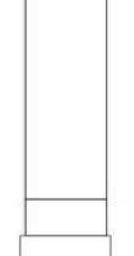 Frontwand 50cm - Thule Ersatzteil-Nr. 1500603807 - für Panorama