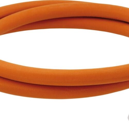 GOK Gas-Hochdruckschlauchleitung, Gummi, 6,3x5 PS 30bar, bds. G3/8LH ÜM, 150cm, orange