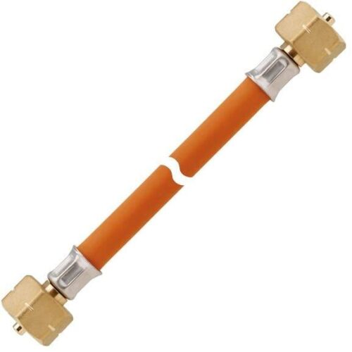 GOK Gas-Hochdruckschlauchleitung, PS 30 bar, bds. Komb.A, 400mm, orange