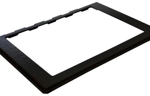 MPK Adapterrahmen, schwarz, vorne, 700x500mm