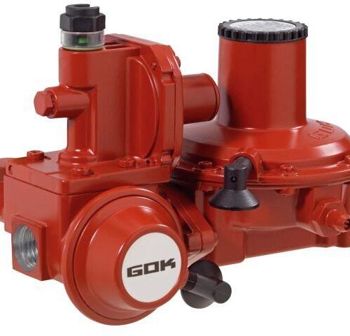 GOK Gasregler BHK052, IG G1/2 x IG G3/4 OPSO PRV, 12kg/h, 50mbar