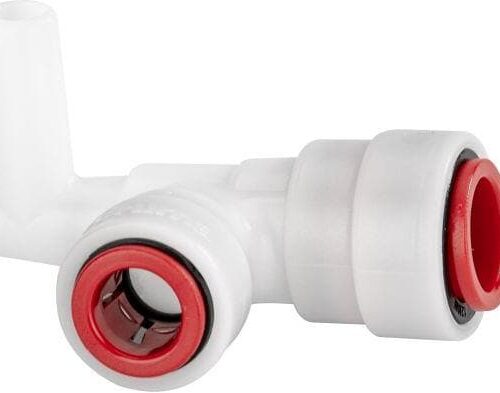 Truma Winkelanschluss für JohnGuest / Uniquick 10/12mm, rot