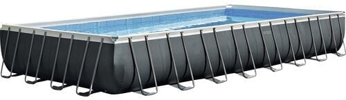 Intex Ultra XTR Frame Pool Komplett Set, eckig, inkl. RCD Sandfilterpumpe, 975x488x132cm