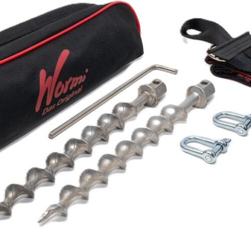 Wurmi Sturmsicherungs-Set Aluminium für Markisen/Vorzelte