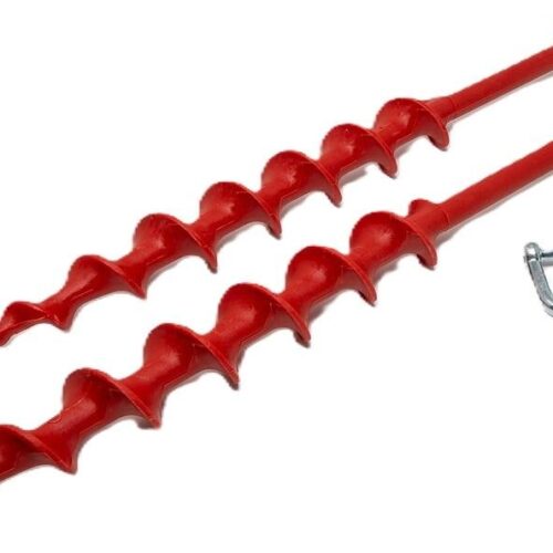 Wurmi Erdsandwurm mit Stahlschäkel