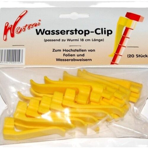 Wurmi Wasserstopclips, 20er-Pack
