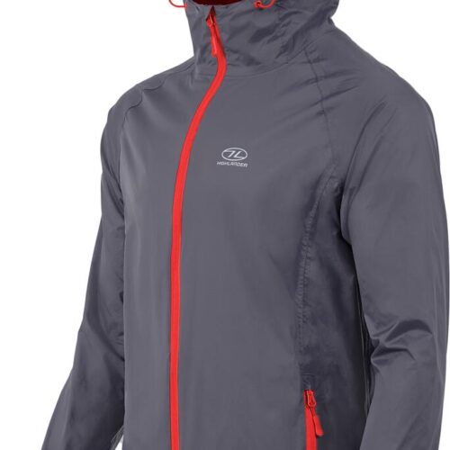 Highlander Stow and Go Regenjacke, anthrazit, Gr. XXL