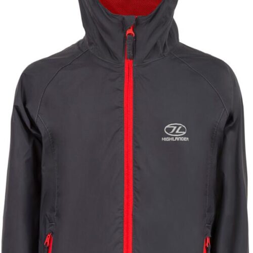 Highlander Stow and Go Kids Regenjacke, anthrazit, 9-10 Jahre
