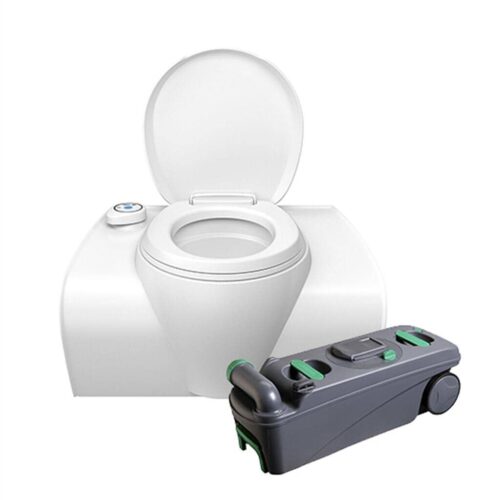 Thetford cassettetoilet C502-X links, elektrisch, weiß, links