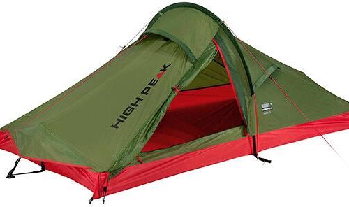 High Peak Siskin LW Tunnelzelt, 2-Personen, 230x120cm, pesto-rot