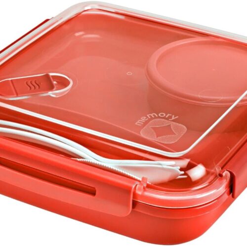 Rotho Memory B3 Lunchbox, 1,1L, rot