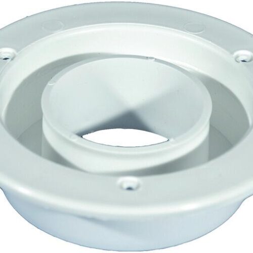 Pilzlüfter Ø 180mm mit Schlauchanschluss 60mm, weiß