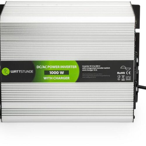 WATTSTUNDE Sinus Spannungswandler 1000W / 2000W 12V WS12/1000NVS für Lithium Batterien