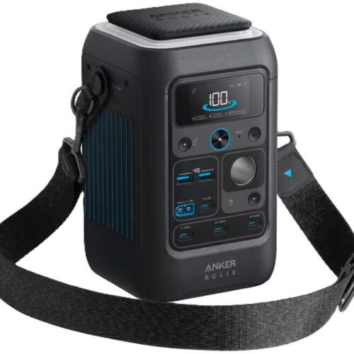 Anker Solix C300X-DC Powerstation, 280Wh, schwarz, mit Schultergurt