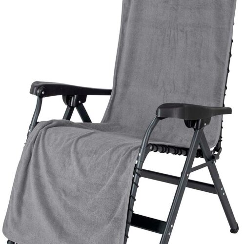 Bo-Camp cotton Sitzbezug, L, 180x58cm, grau