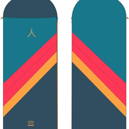 Grand Canyon Kayenta 190 Deckenschlafsack, 210x80cm, Sturm Blau