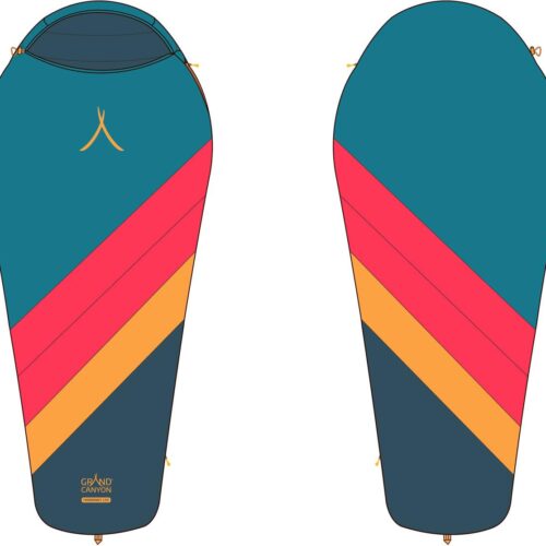 Grand Canyon Fairbanks 150 Kids Mimienschlafsack, 170x65cm, storm blue