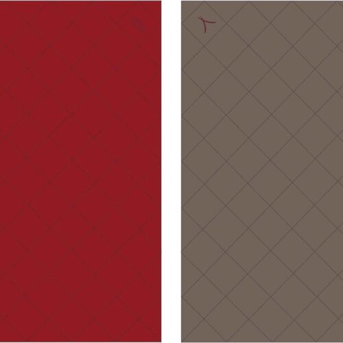 Grand Canyon Kabito Blanket Reisedecke, 220x140 cm, Red Dahlia