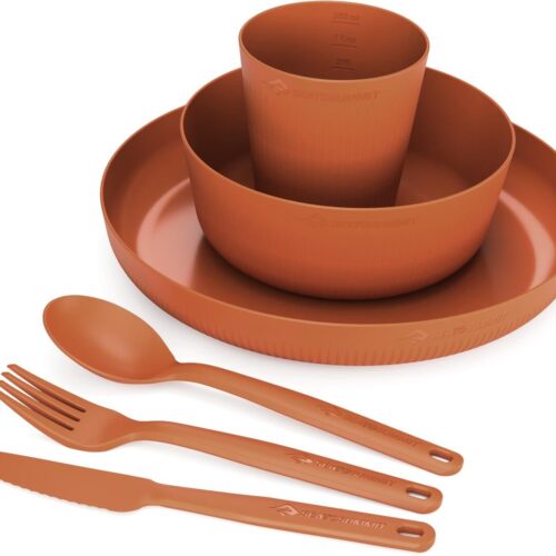 Sea to Summit Camp Geschirr-Set, 6-teilig, mit Meshsack, Burnt Orange