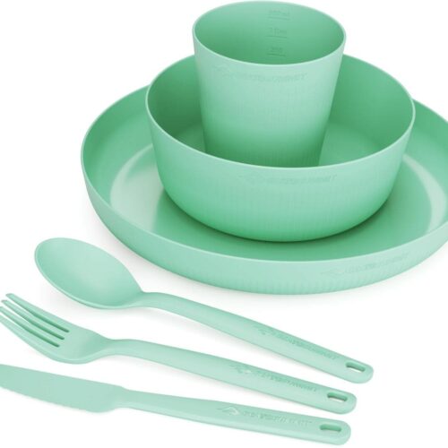 Sea to Summit Camp Geschirr-Set, 6-teilig, mit Meshsack, Cabbage