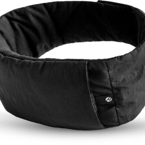 Matador Blackout Eyemask Schlafmaske mit integrierten Gehörschutz-Stöpseln, schwarz