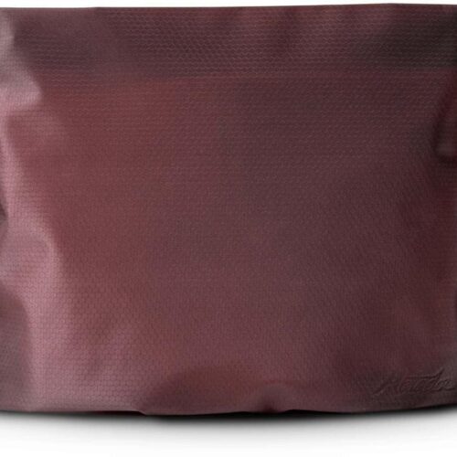 Matador FlatPak Zipper Kulturbeutel, platzsarend, ultraleicht, weinrot