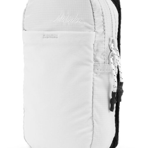 Matador Speed Stash Tasche zur Befestigung am Rucksack-Schultergurt, weiß