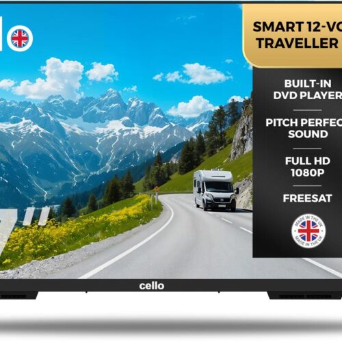 Cello 27 Smart WebOS Camping LED TV, 27, Triple Tuner, DVD, Perfect Pitch Sound