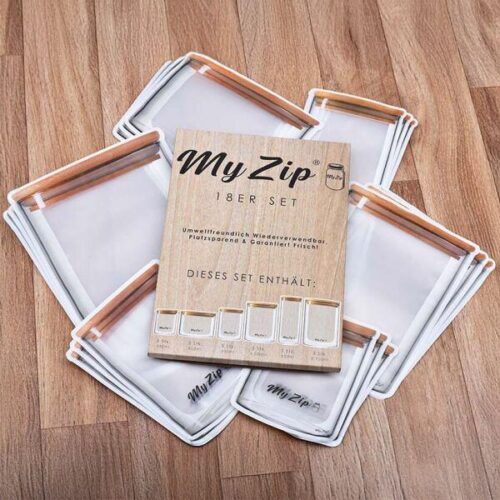 MyZip Standard Aufbewahrungsbeutel, 18-teilig