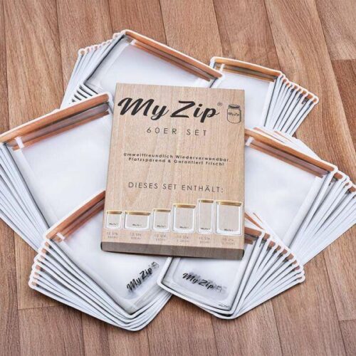MyZip Standard Aufbewahrungsbeutel, 60-teilig