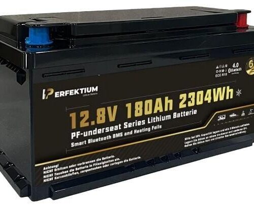 Perfektium PF-Underseat-12 Lithium-Batterie, mit Heizung, 180 Ah