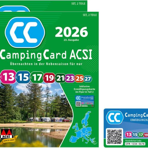 ACSI CampingCard 2026 inkl. Spezialführer
