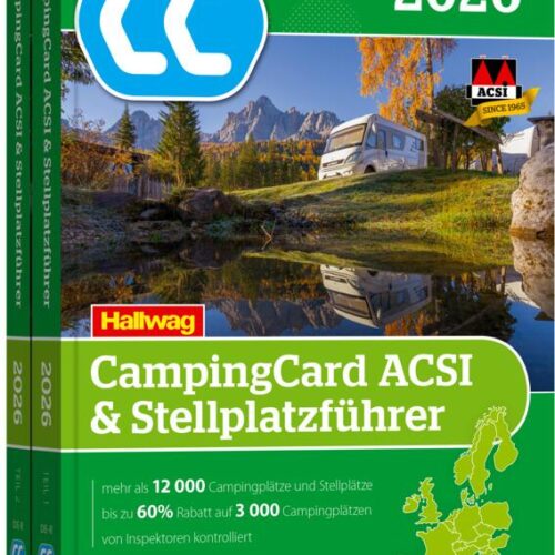 ACSI Stellplatzführer Europa 2026 inkl. CampingCard