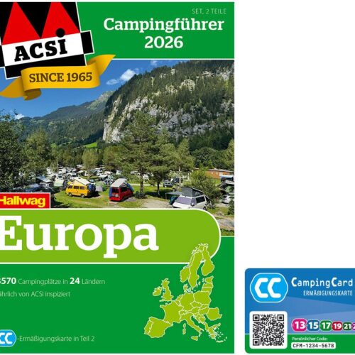 ACSI Campingführer Europa 2026 inkl. CampingCard