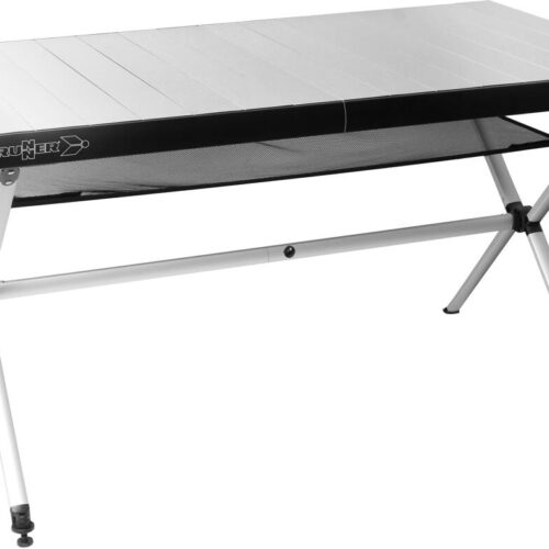 Brunner Accelerate Compack 6 Rolltisch, 146,5x80cm, silber