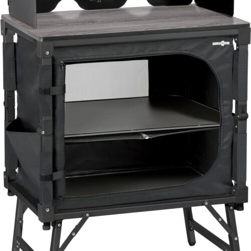 Brunner Elútop Compack Cube Campingküche, 65x45cm, grau