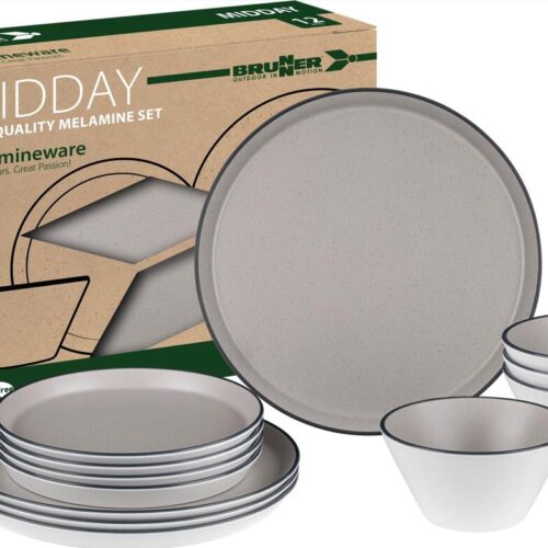 Brunner Stonetouch Iconic Compack Geschirrset, 12-teilig