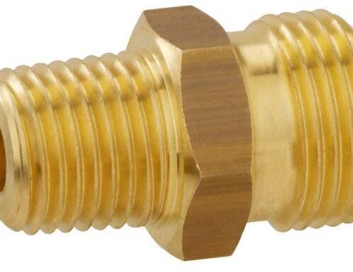 GOK Gewindestutzen, Dichtform C/KN 60°, Messing
