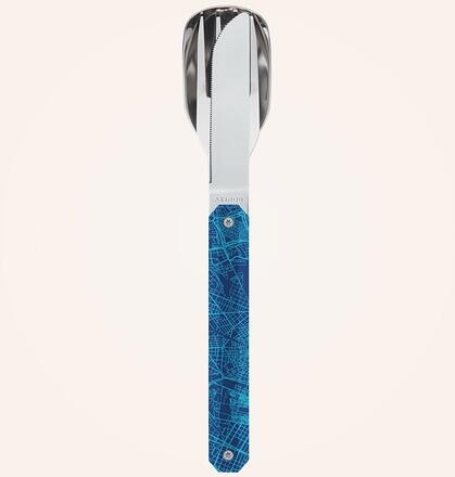 Akinod Feststehendes Besteck 12h34, Downtown Blau