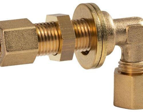 GOK Verschraubung WSV-MS, 8x8mm, mit Scheiben, Messing, SV