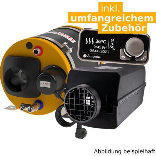tigerexped Warmduscher-Kit 2.0 - TWIN-Kit 24V + combiBOIL mit Comfort Boiler Control, 7l, 24V, 300W