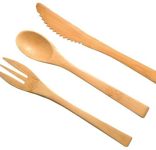 Baladeo 3-teiliges Besteckset Nagano aus Bambus