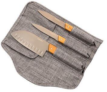 Baladeo Set mit 3 Küchenmessern Stavanger, Olivenholz